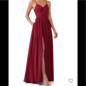 Azazie Cora max length bridesmaid/formal dress